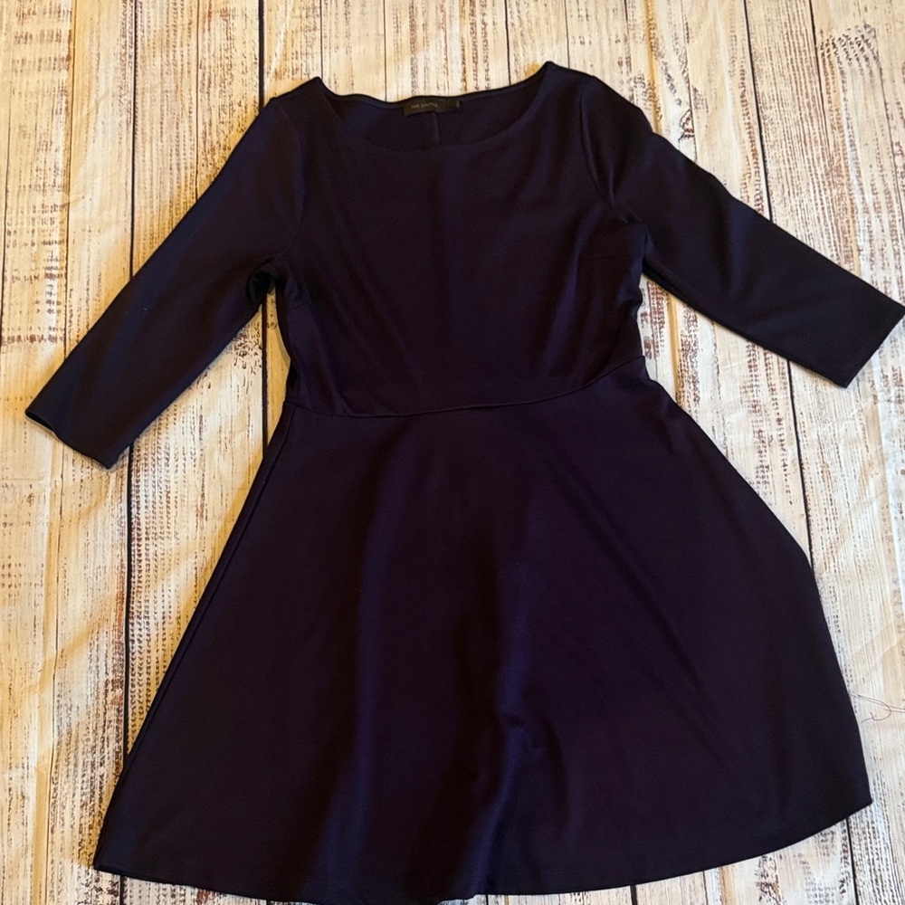 The Limited Purple Long Sleeve Dress